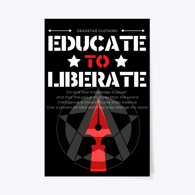 Educate To Liberate (Home Decor)